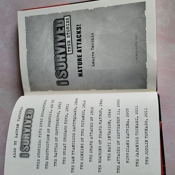 I Survived True Stories Nature Attacks Scholastic Lauren Tarshis 4 Terrifying Ta - Picture 4 of 5